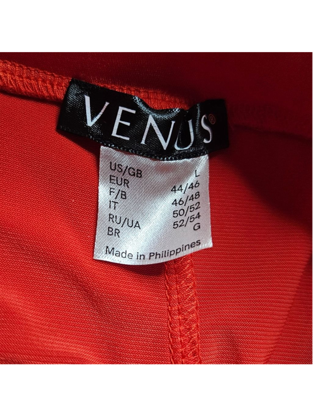 VENUS Large Reddish Orange High Low Ruffle Midi Skirt - Picture 5 of 8